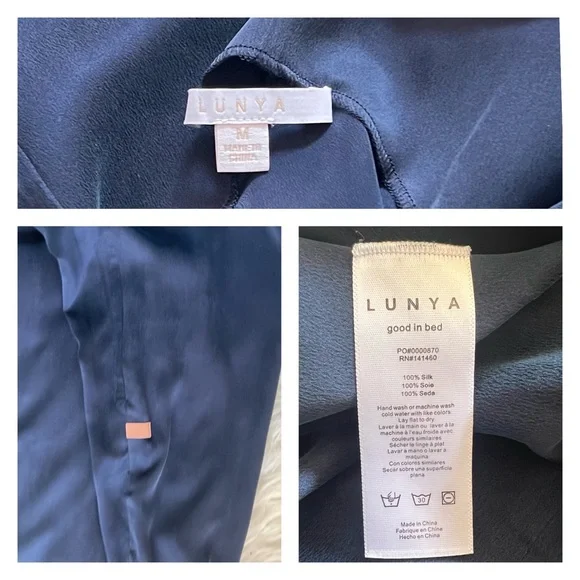 ๐ SOLD ๐ New! LUNYA Racer Washable Silk Slit Maxi Dress - Picture 14 of 14